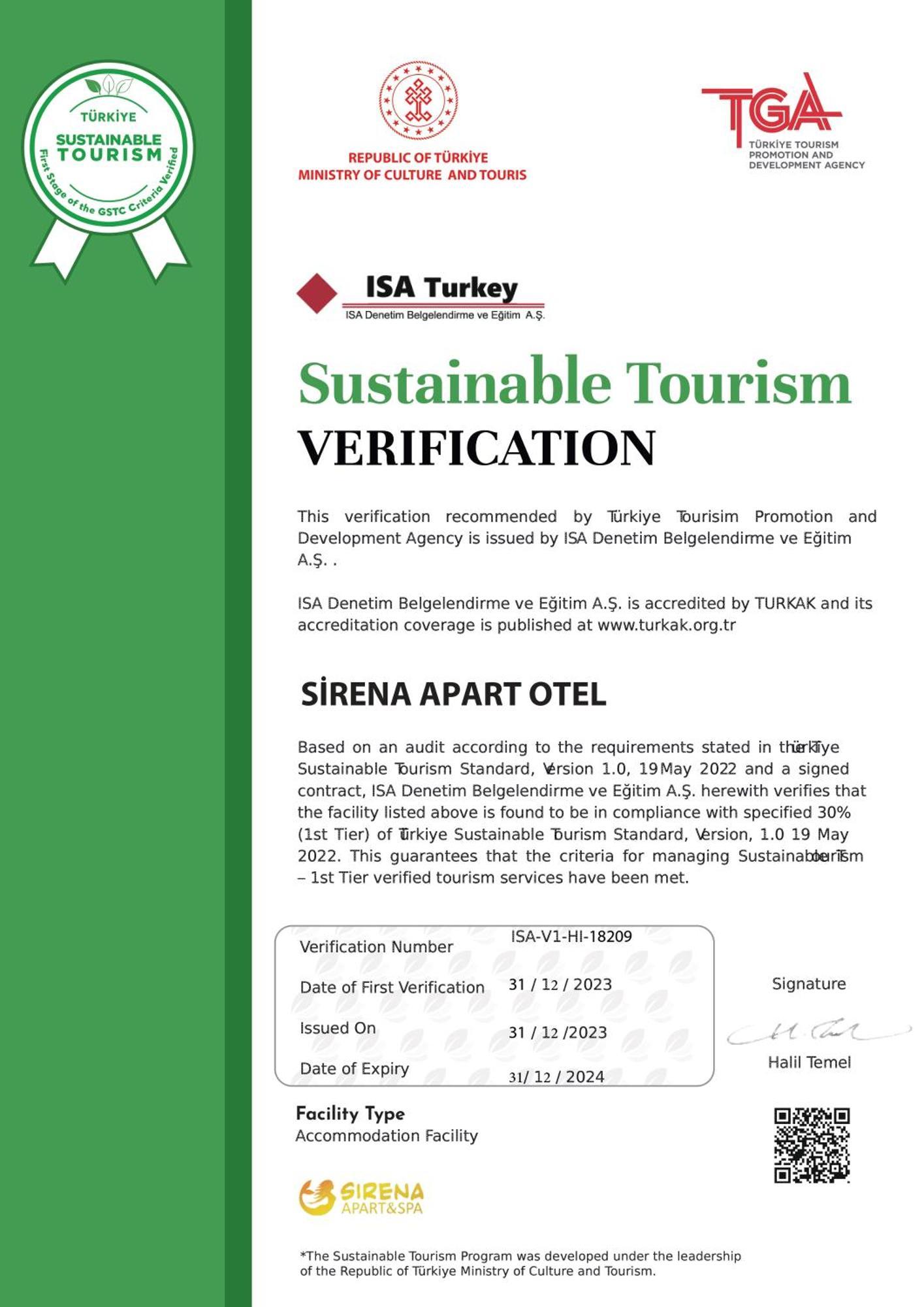 Sirena Apart & Spa Antalya Exterior photo